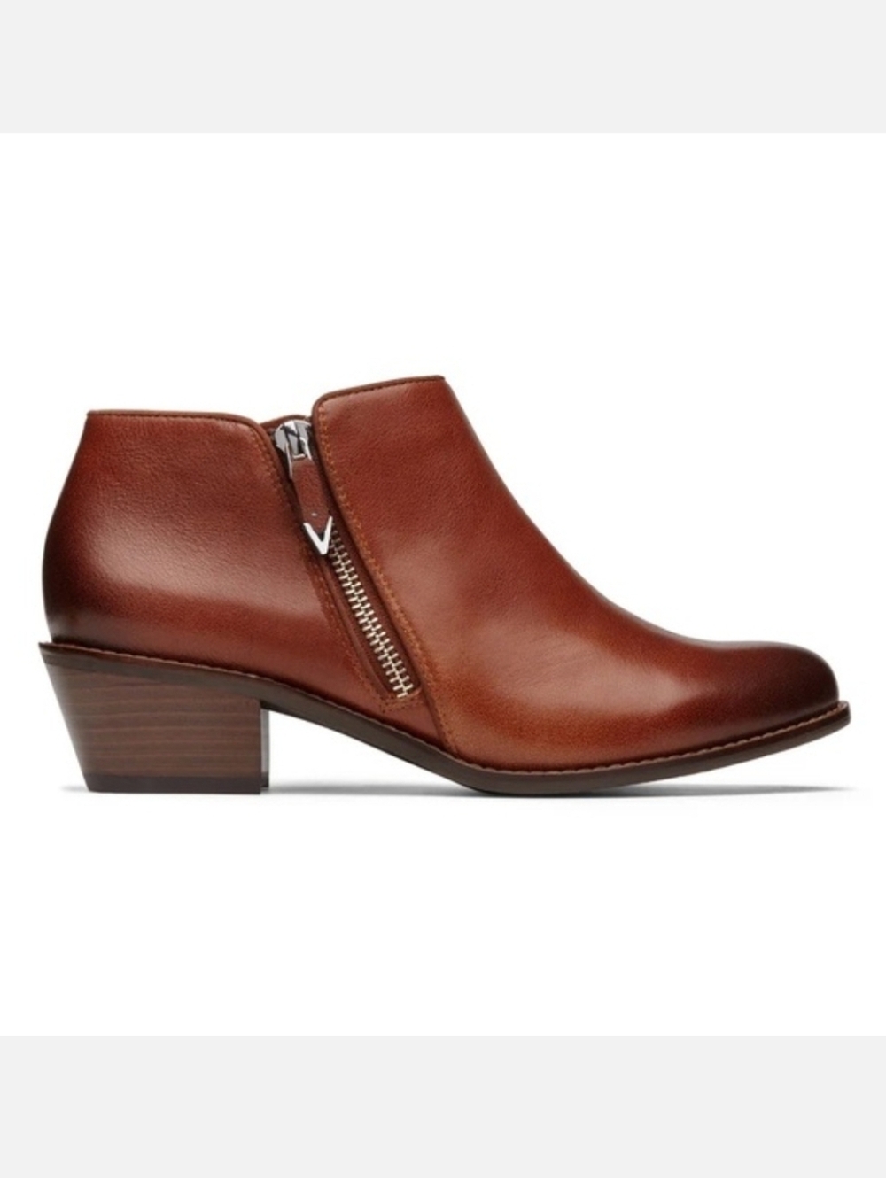 Vionic Jolene Booties size 10 Ankle Boots Ombre Leather Side Zip